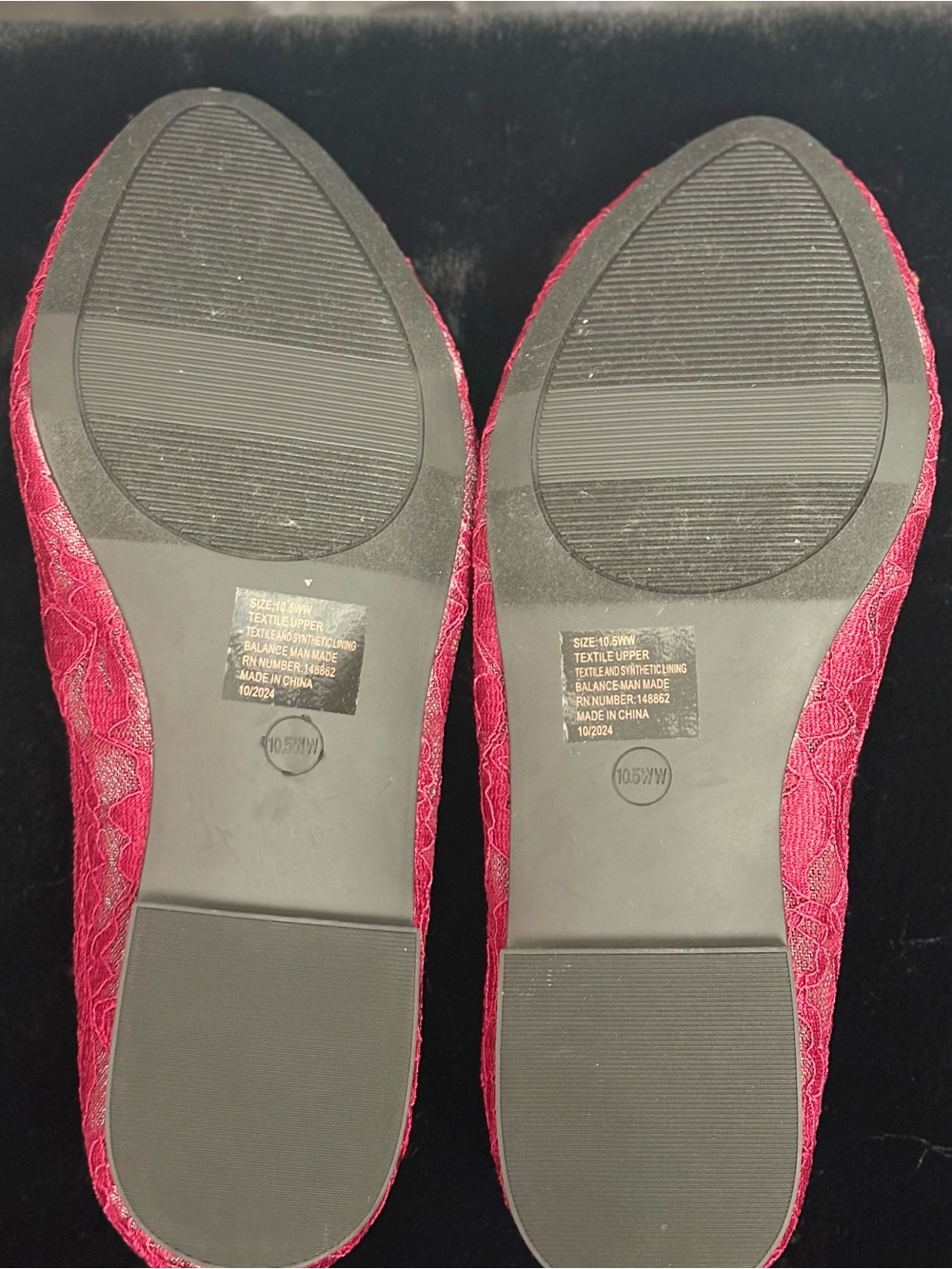 torrid Lace Mary Jane Bow Flats 10.5 WW - Picture 5 of 9